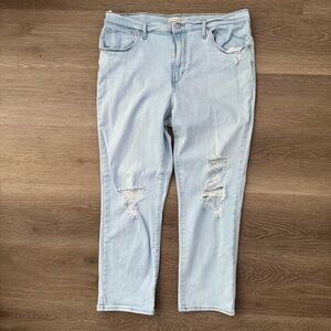 Levi's 724 High Rise Straight Crop Jeans Size 33